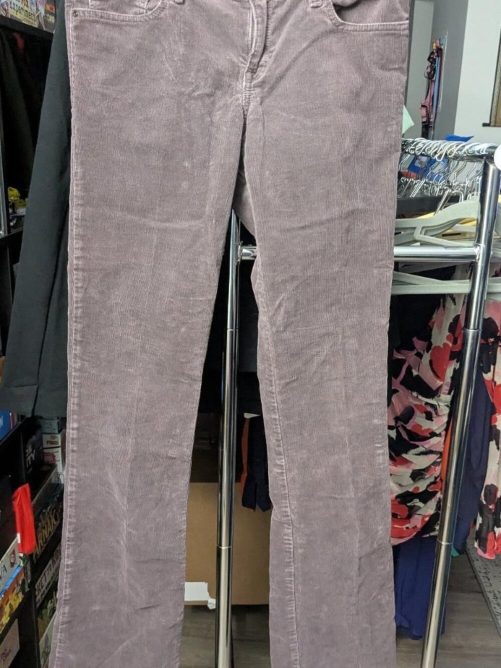 Gap Dark Purple Skinny Bootcut Corduroy Pants 29" 8T